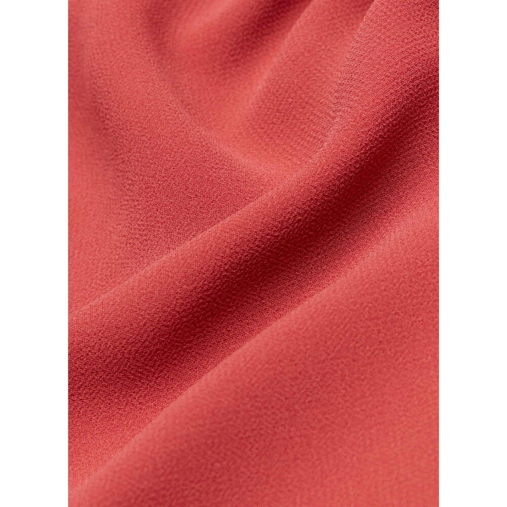 Aritzia Wilfred Fete Dress Size 12 Rosy Red Ruffle Sleeve Mini - Picture 8 of 16